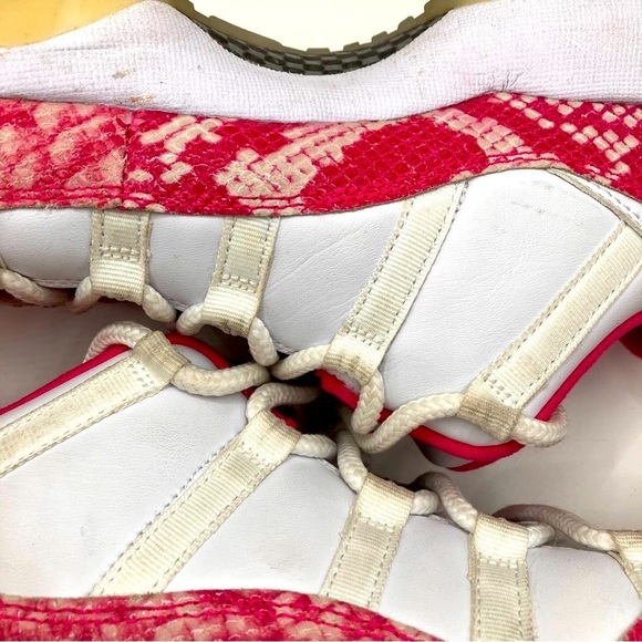 RARE Air Jordan 11 XI Retro Low Pink Snake Skin AUTHENTIC  womens size 11 - Picture 5 of 13